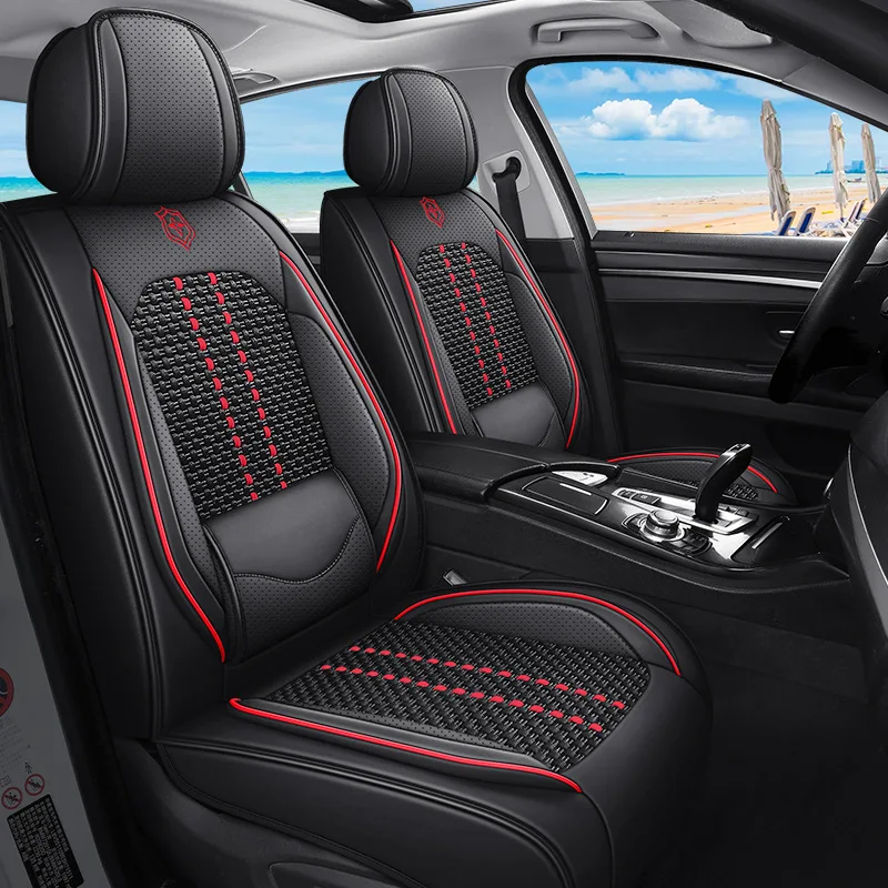 PU Leather Car Seat Cover For Dodge Grand Durango Nitro RAM1500 Stealth Magnum Avenger Challenger Auto Accessories