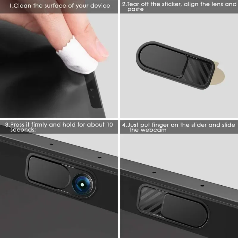 1/10Pcs Camera Lens Privacy Stickers Laptop Webcam Covers for IPhone Samsung Xiaomi Lens Privacy Stickers Laptop Camera Cover