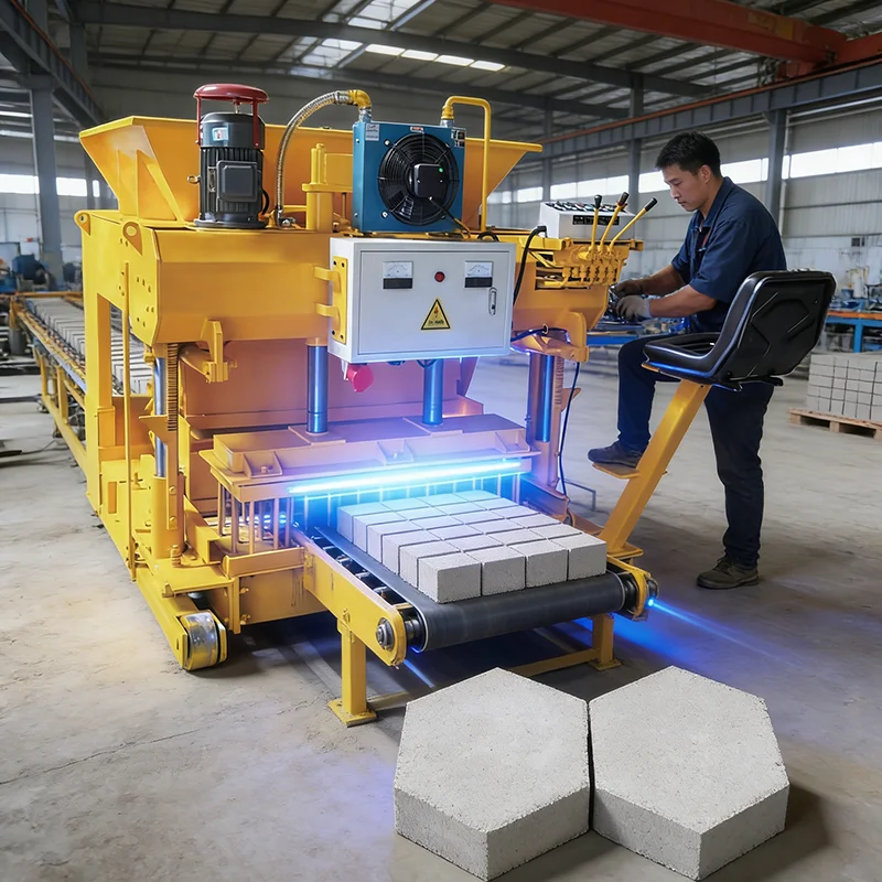 

Customized Cement Brick Making Machine Manual Hollow Block Machine Portable Concrete Brick Maker Easy Operation Low Cost