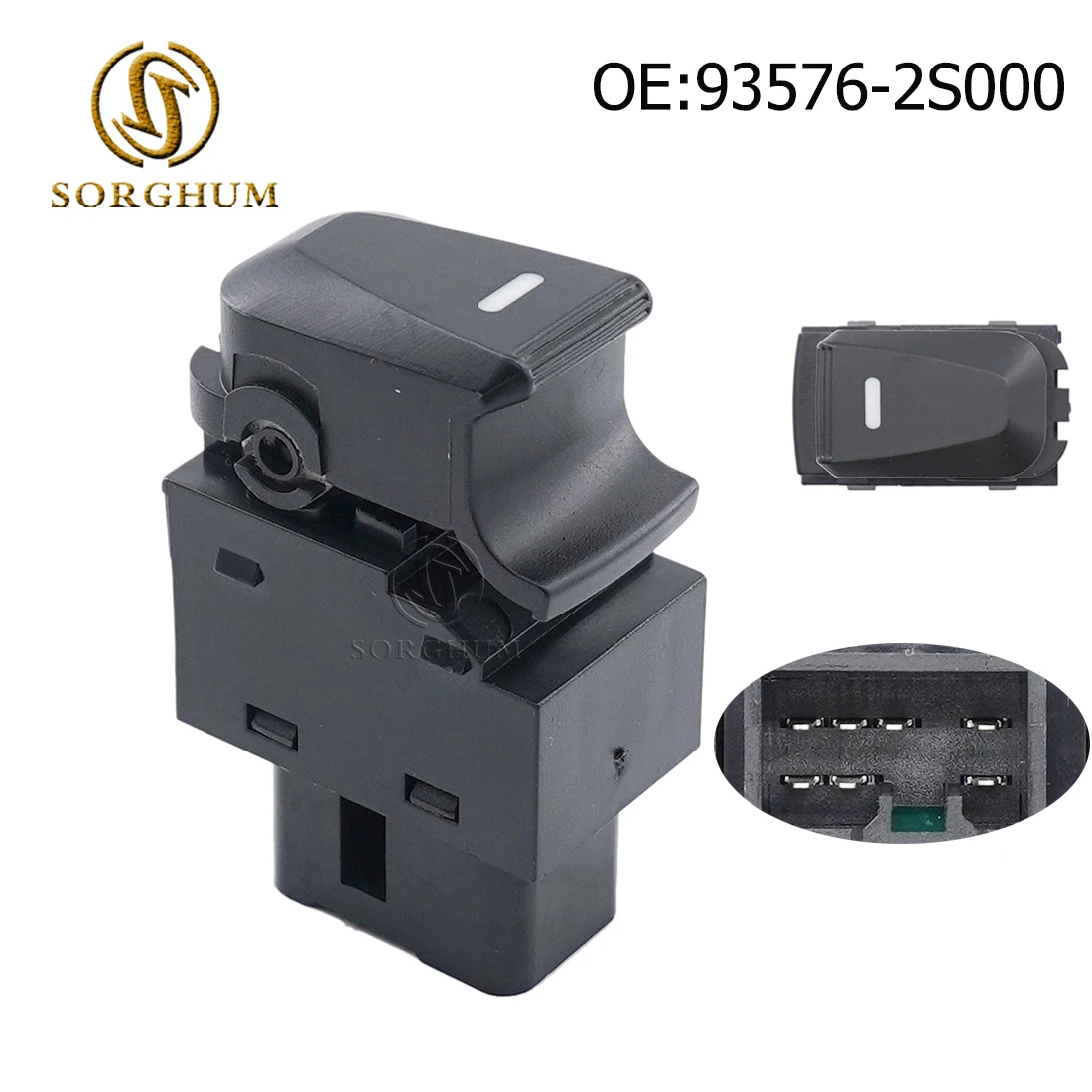 Sorghum 93576-2S000 935762S000 Passenger Side Power Window Switch Button Unit For Hyundai IX35 TUCSON IX 2009 2010 2011- 2015