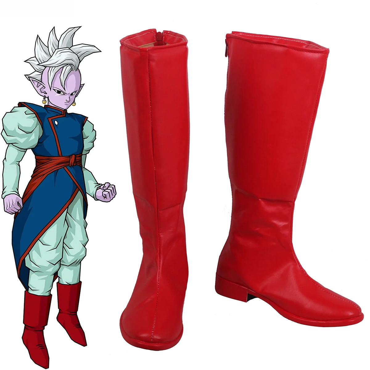 

Higashi no Kaioshin Cosplay Shoes Manga Anime Universe 7 Nahare Shin Red Boots S008