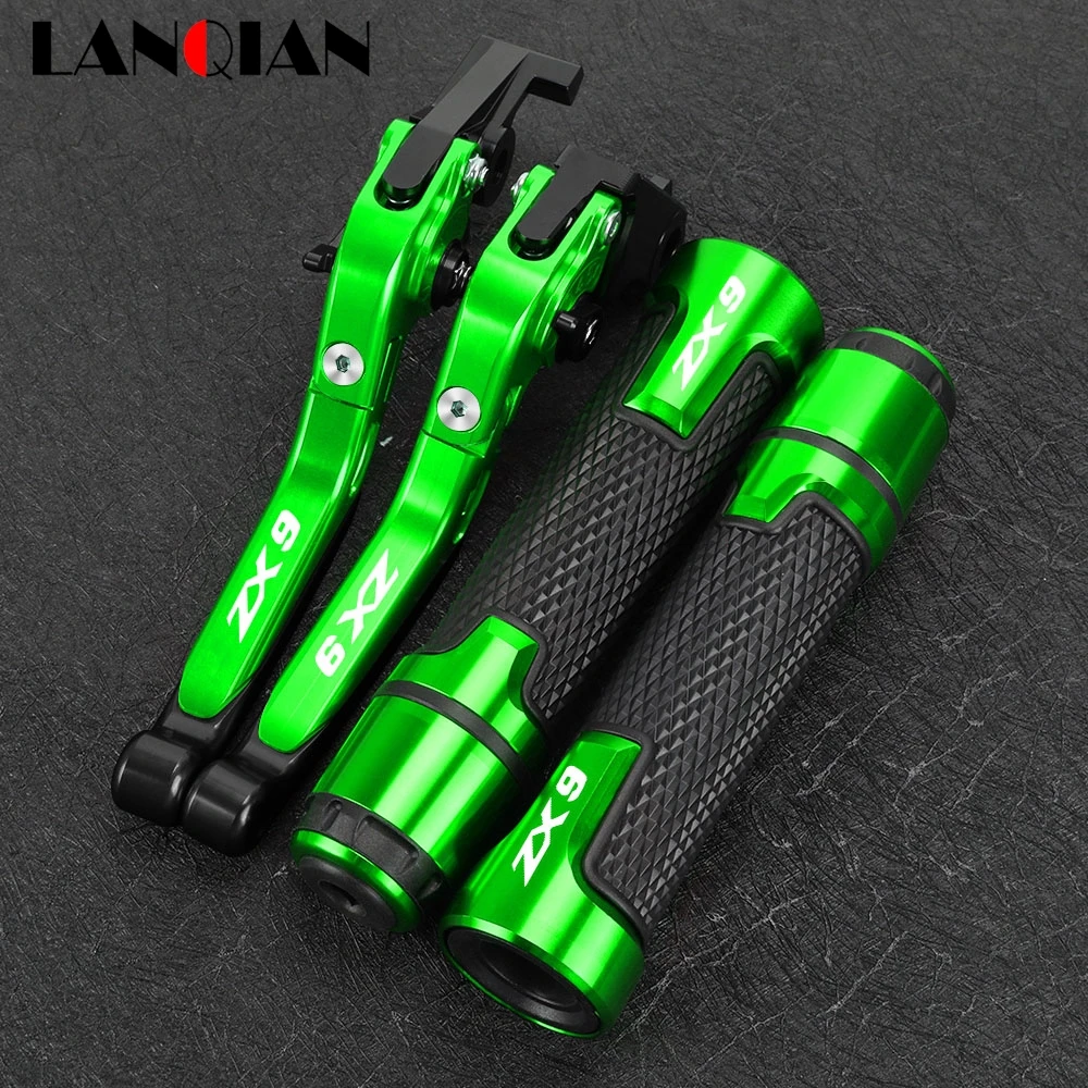 

FOR KAWASAKI ZX9 1994 1995 1996 1997 Motorcycle Folding Extendable Adjustable Brake Clutch Levers Handlebar Hand Grips Ends