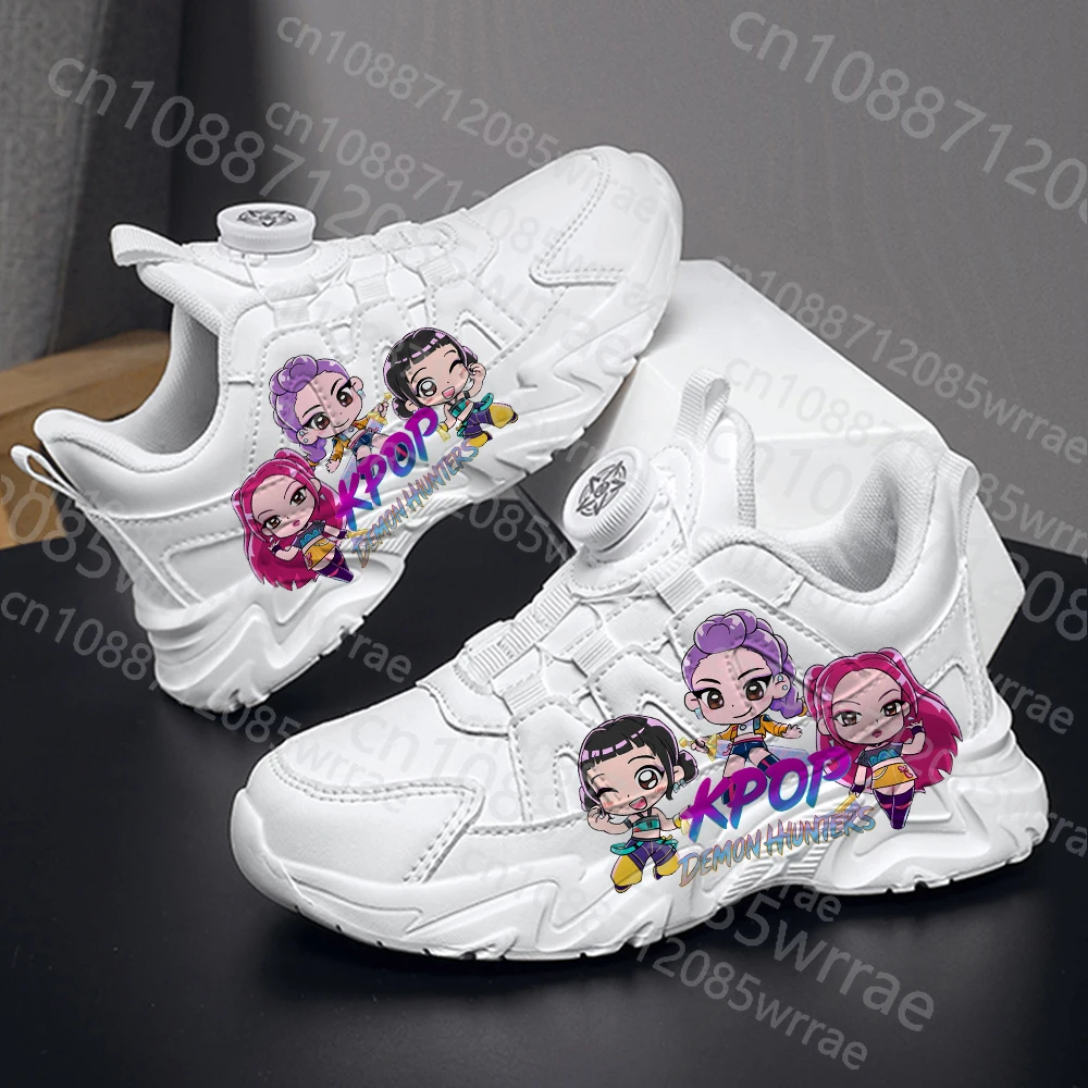 

Christmas Breathable KPop Demon Hunters Fashion Children casual running shoes boys girls Cool graffiti Shoes Gift