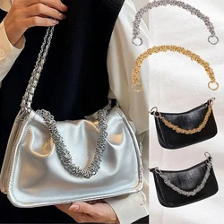 Exquisite Irregular Handbag Chain Metal Handle For Shoulder Bag Replacement Bag Parts Women Bag Accessories 37CM Short Bag Strap