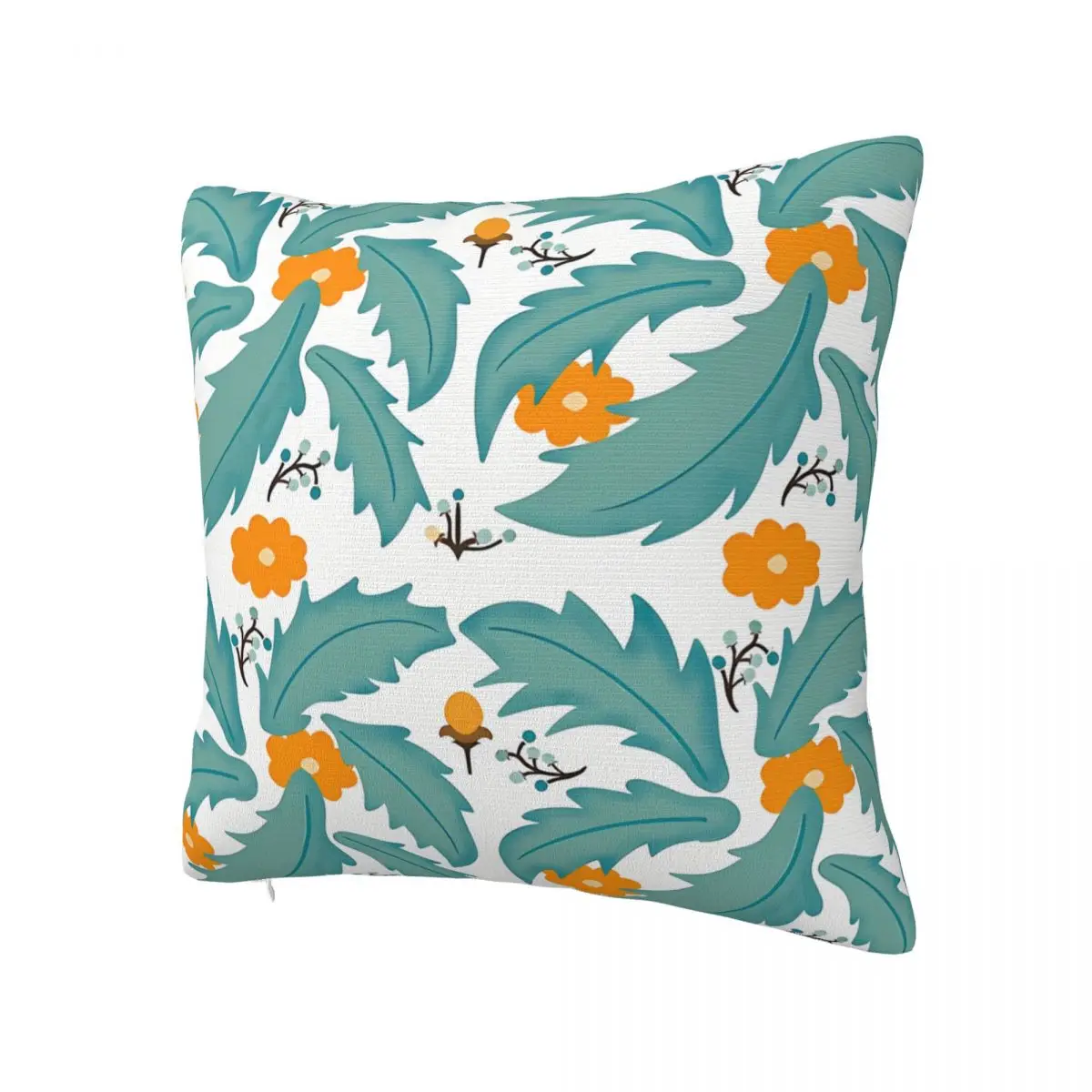 Funky Leaves Throw Pillow Case Cushion For Home Sofa Chair Decorative Hug Pillowcase