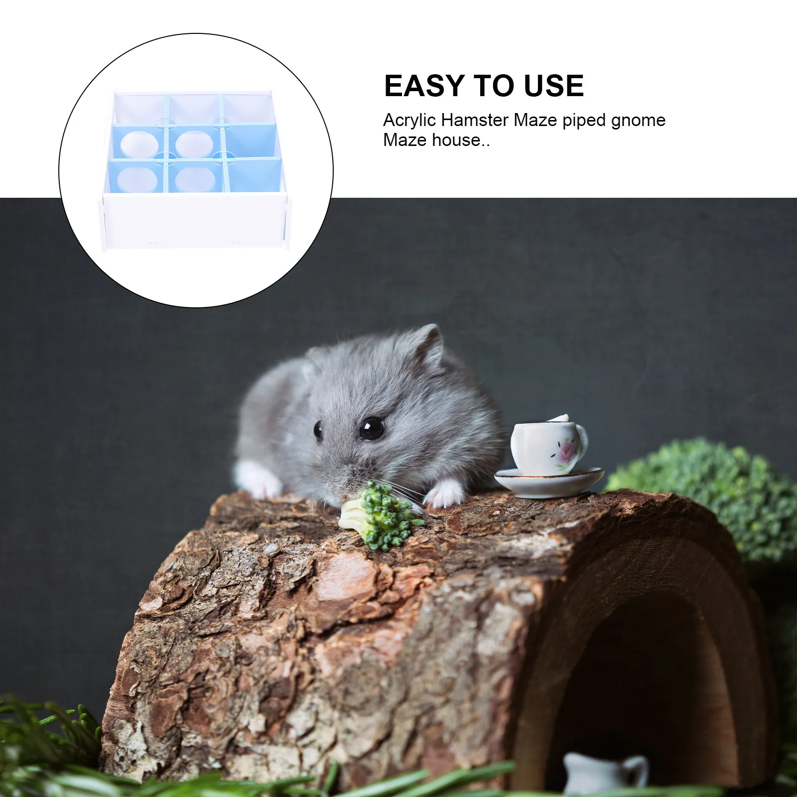 

Акриловый лабиринт-трубопровод для хомяков, натуральный игровой комплекс для тренировок, домик-игровая для мелких животных, товары для содержания