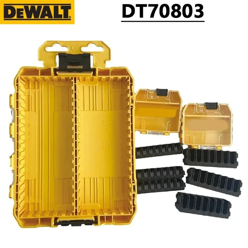 

Оригинальный прочный кейс DEWALT - 3 шт., 26.7x22x4.2 мм, для хранения бит и насадок для электроинструментов, DT70803-QZ