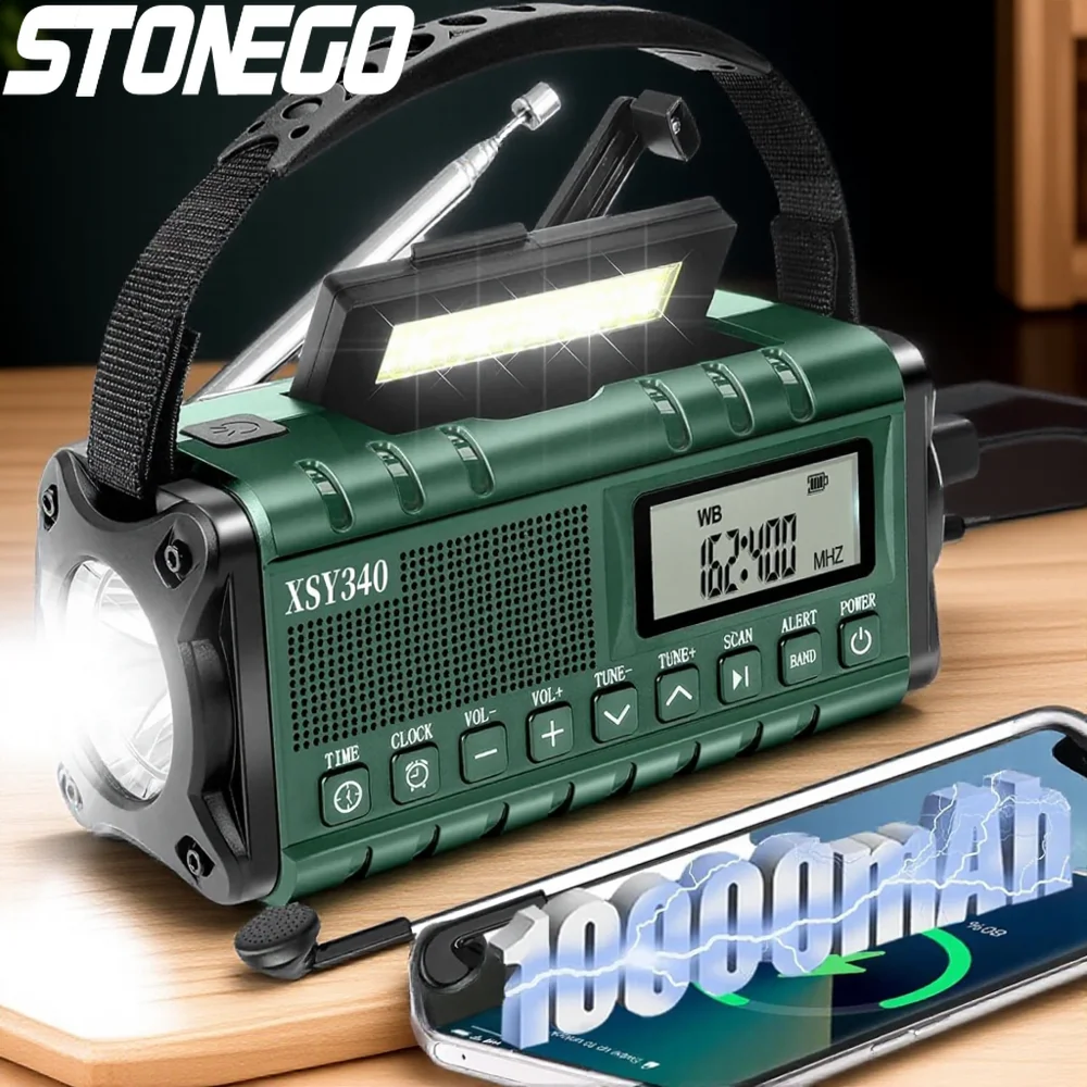 10000Mah Hand Crank… - image