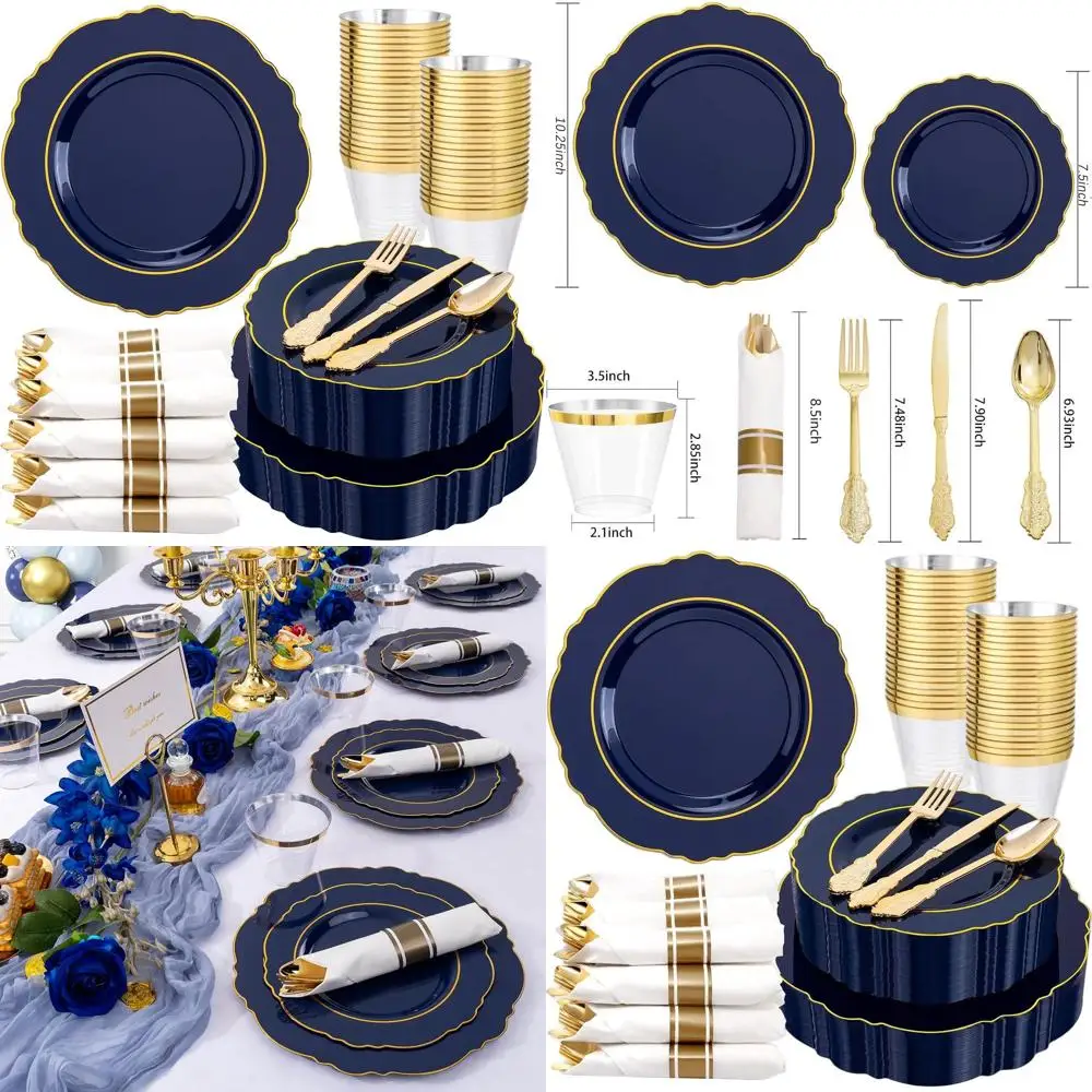 Disposable Navy Blu…