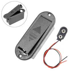 Bass Battery Case 9V Battery Box For Battery Replacement User-Friendly Design Easy Battery Replacement For Active Pickups