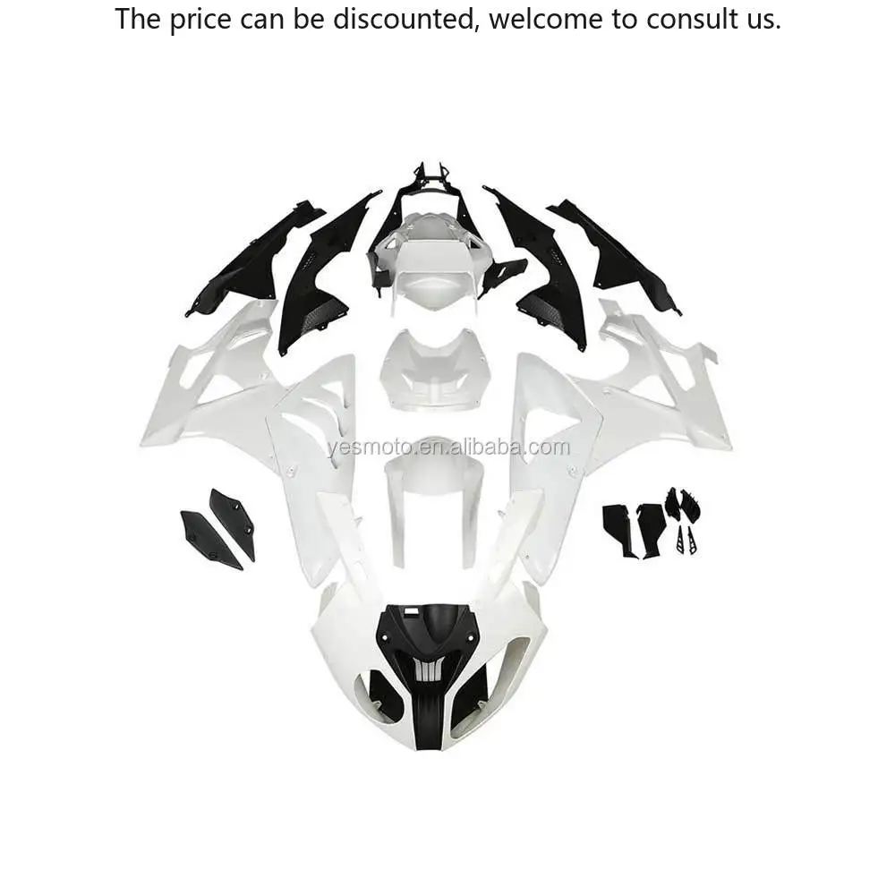 

Unpainted White ABS Plastic Fairing Bodywork Kit For BMW S1000RR S 1000RR 2009 2010 2011 2012 2013 2014