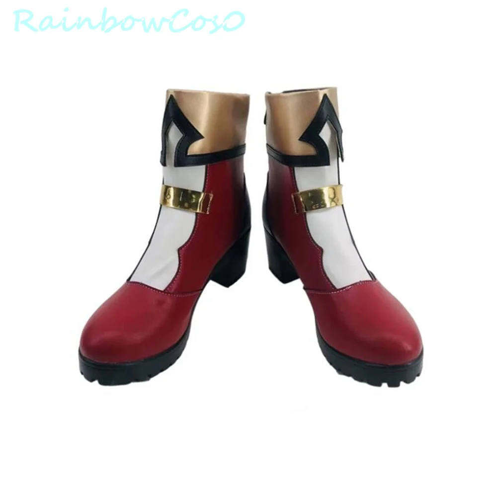 Charlotte Genshin Impact Cosplay Schuhe Stiefel Spiel Anime Halloween Weihnachten RainbowCos0 W3584