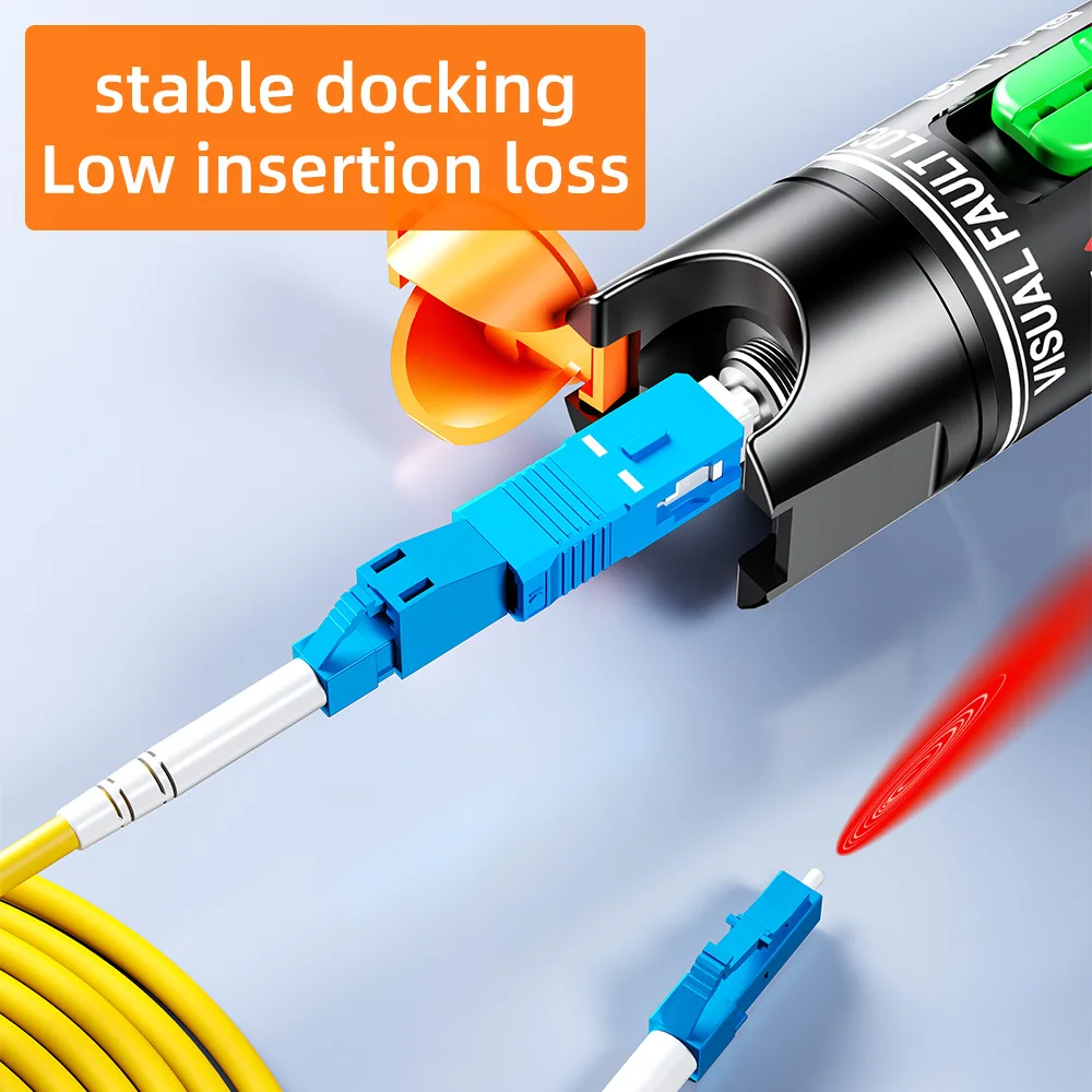 Natalink FC SC ST LC Fiber Optic Connector Male to Female FTTH Single mode Adapter for Visual Fault Locator Optic Patch Cables