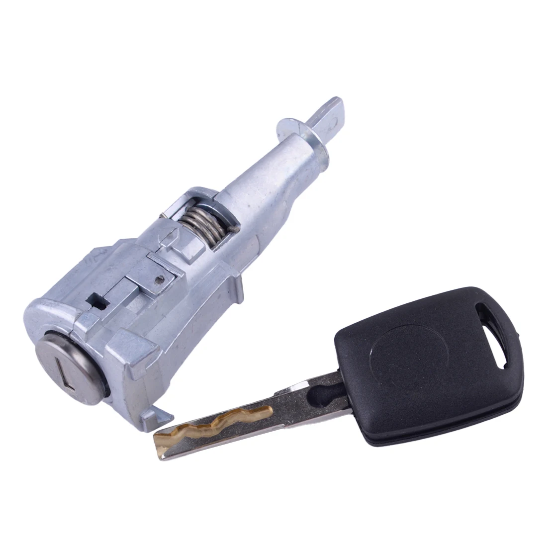 Front Left Door Lock Cylinder Barrel With 1 Key 1Z0837167C 6Y0898167E fit for Skoda Octavia II IZ3 Combi IZ5 2004 2005 2006-2013