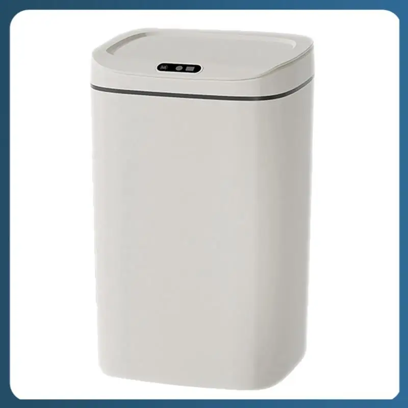 

AB02 16L автоматический интеллектуальный индукционный мусорный бак пластик + PP бытовая кухня электрическое сенсорное ведро для хранения практичное
