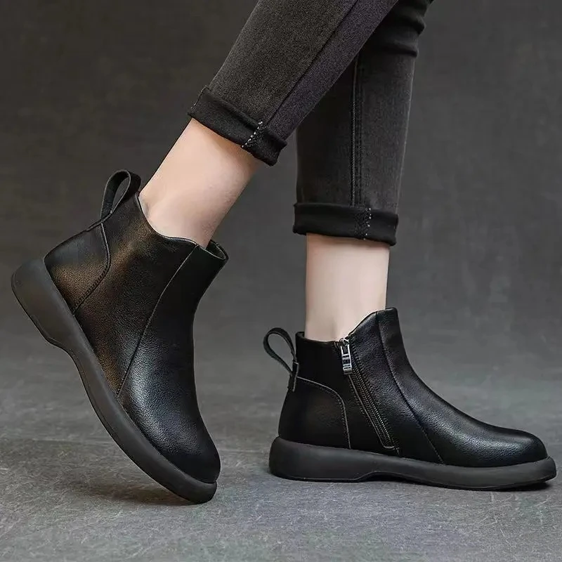 

High Quality Warm Ankle Boots for Women Fashion Chic and Elegant Women's Shoes Simple Comfortable Versatile Casual Woman Boots