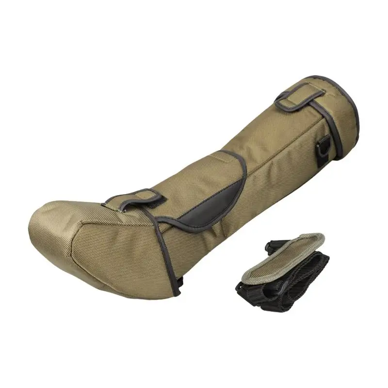 

Spotting Scope Case Shock-Proof Telescope Storage Case Multipurpose Nylon Telescope Carrying Case With Adjustable Shoulder Strap