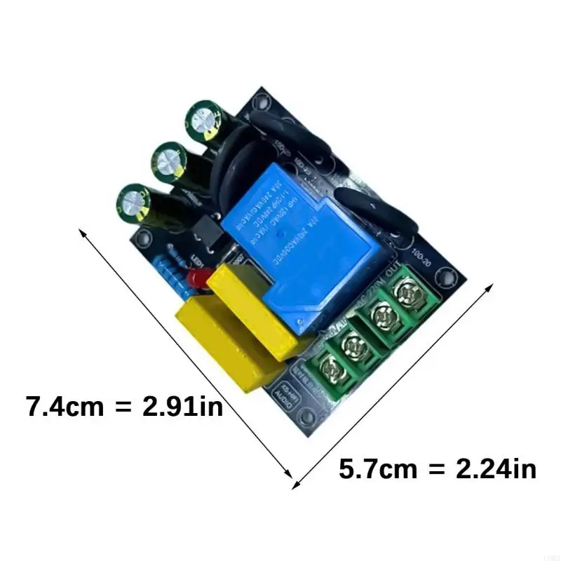 CORA HUSTER DUSCTION 30A 6600W مكبرات الصوت لوحة حماية يمنع بدء التشغيل AC100 250V EASY اثنين من المحطتين التثبيت