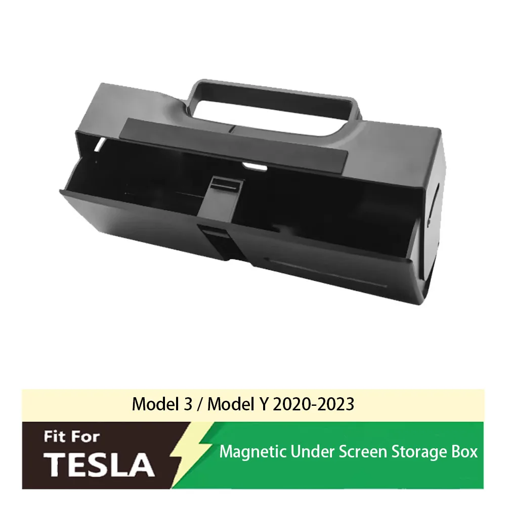 

Suitable for TeslaModel 3/Y glove box console magnetic suction screen storage box instrument panel tissue holder