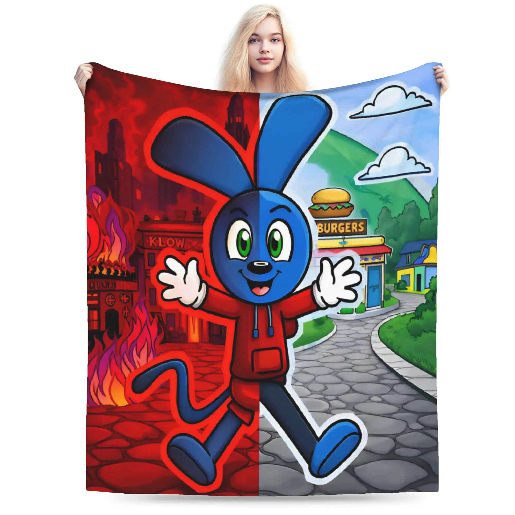 Toon Turf Blankets Super Soft Flannel Healing Gift  Throw Blanket Plush Thin Quilt