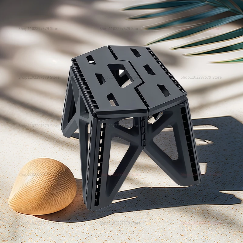 Ergonomic Portable Folding Stool, Lightweight, Compact, High Load Durable Chair, For Outdoor Fishing, Camping And Barbecue