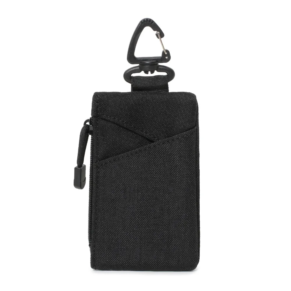 New Mini Key Wallet Multifunctional Solid Color Waist Pack Coin Purse Outdoor Sport Tool Storage Organizer