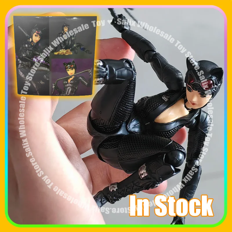 

In Stock Arkahm Factory MAX Factory Catwoman Kaiyodo Revoltech Yamaguchi Catwoman Figuras Ko Model Action Figure Gifts Toys