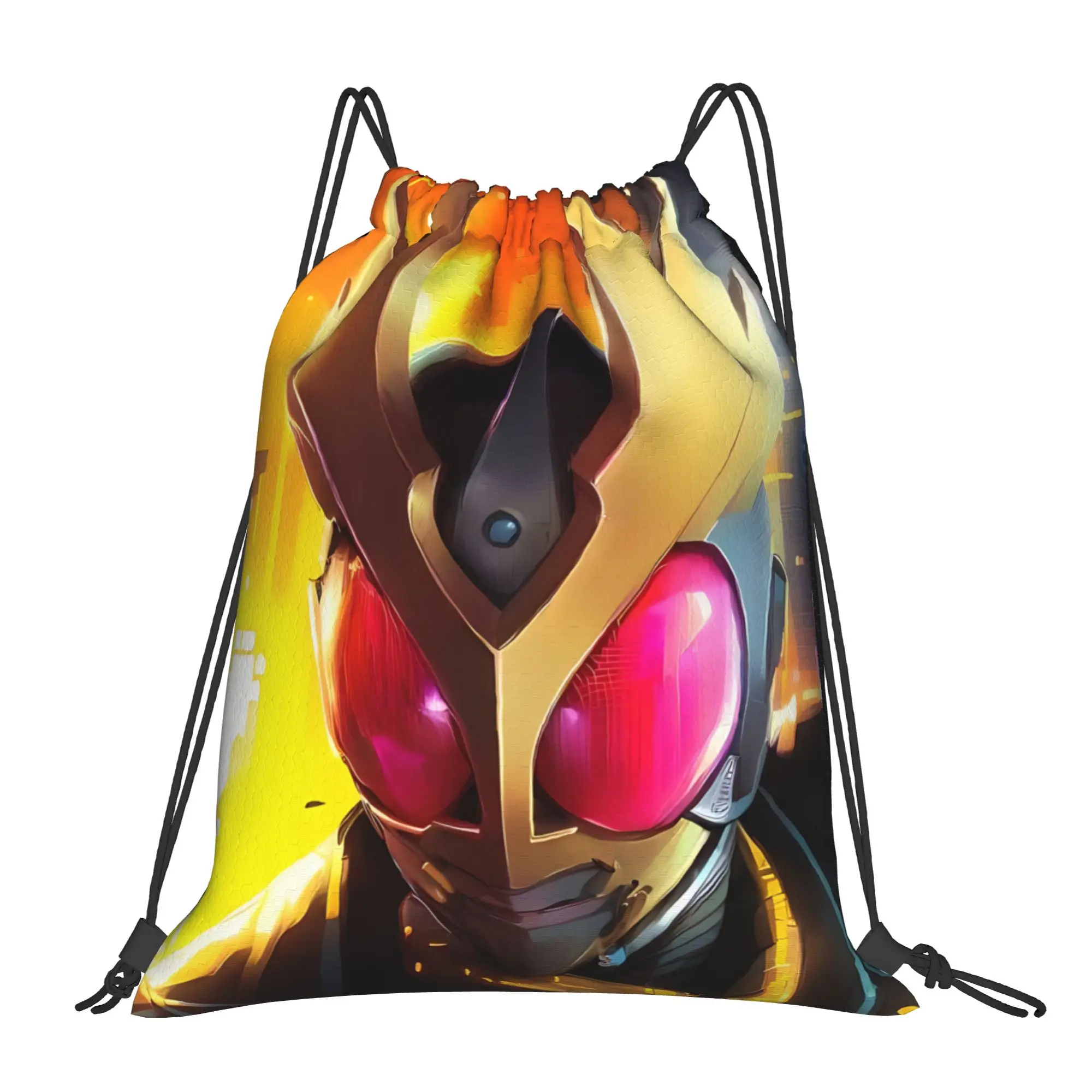 sports Pouch Kamen rider Agito  Portable Hiking Drawstring Bags Riding Backpack Gym Shoes Storage Backpacks