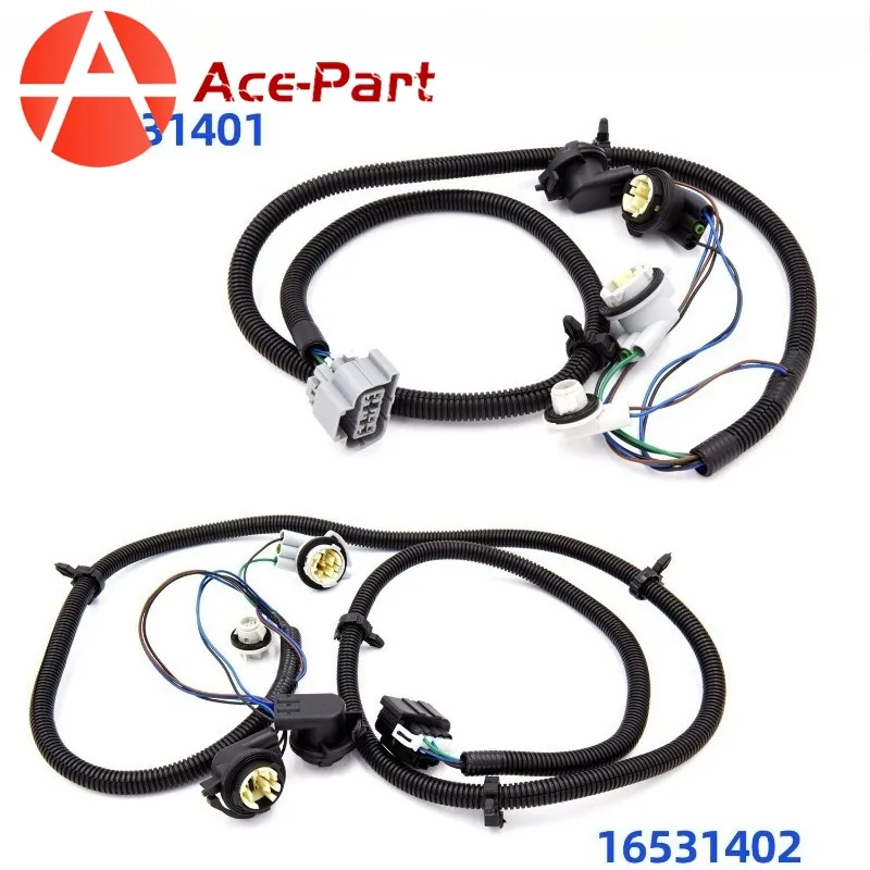 

16531401 16531402 A Pair Tail Lamp Wiring Harness for Chevrolet Silverado 1500 2500 3500 2003-2007 16 531 401