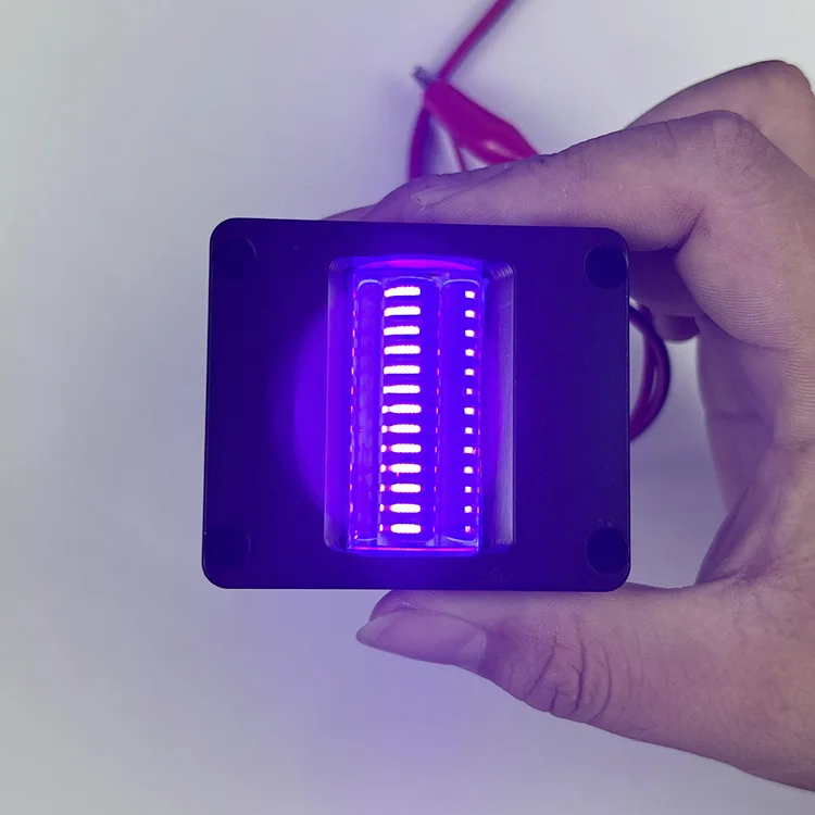 395NM LED UV Curing Lamp UV Printer Varnish LED Curing Lamp for Cylinder Machine Curing Blue Violet Light Lamp Uv Flatbed Print