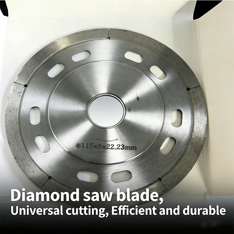 

115mm Diamond Saw Blade Dry Cutting Disc Hot Pressing Brazed Angle Grinder Wheel for Stone Tile Wall Concrete Cutting Tool