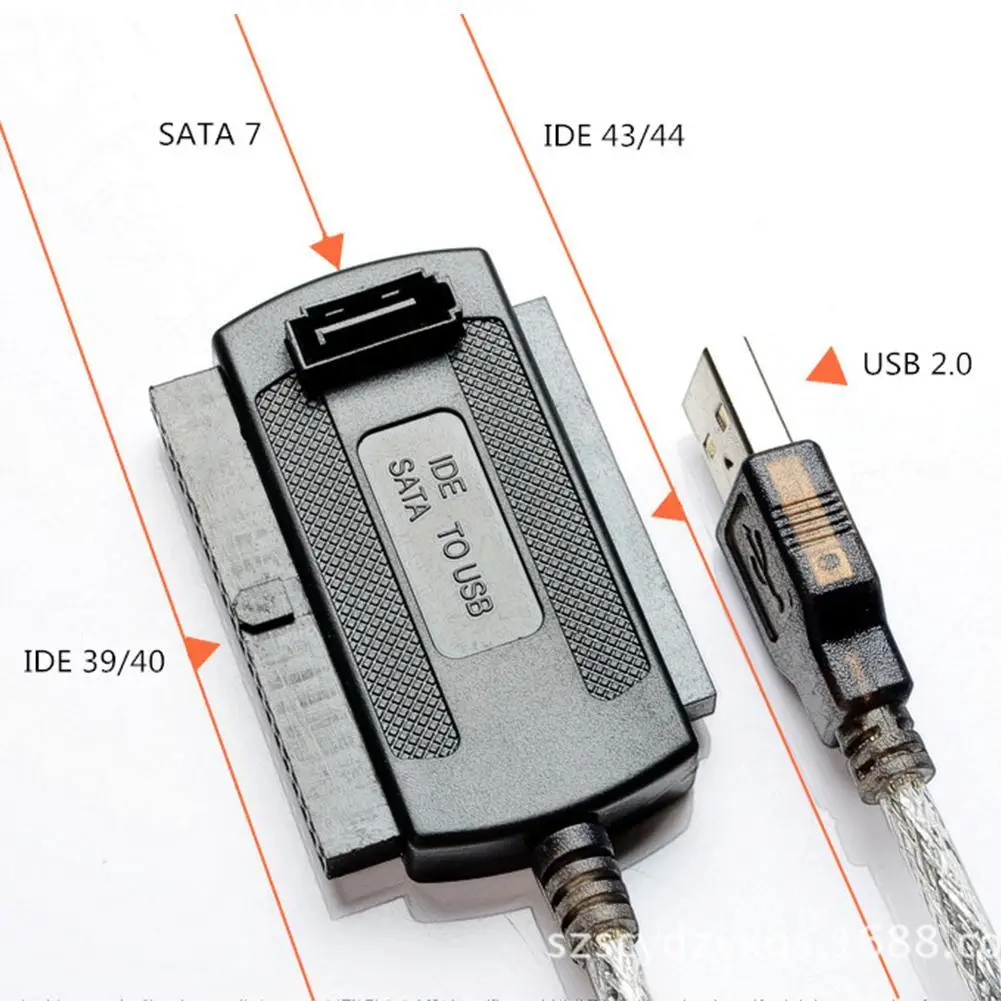 USB Interface To Connect To 2.5 And 3.5 Inch IDE And SATA Interface Hard Drives USB 2.0 To IDE SATA Adapter Cable For PC Laptop