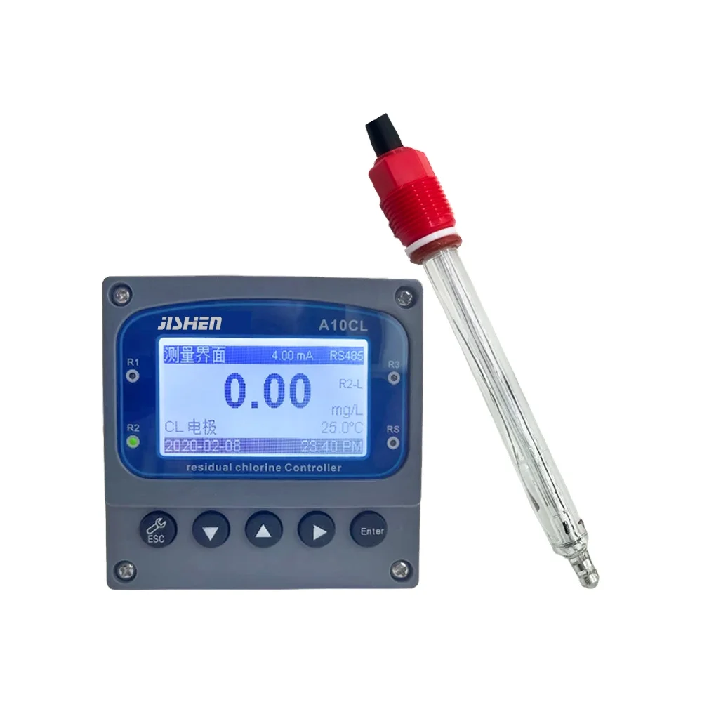 Hot Sale Residual Chlorine Analyzer Residual Chlorine Tester Rs-485 Interface Isolated 4-20ma Output