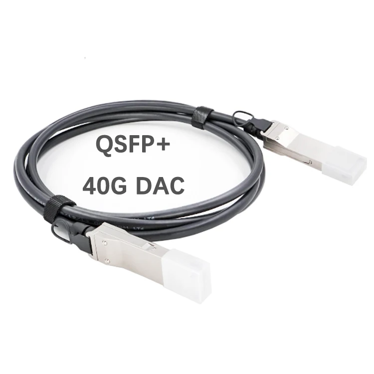 Кабель QSFP+ пассивный 40G, 1-7 м, высокоскоростной медный SFP, двойное подключение для центров обработки данных, прочное сменное оборудование