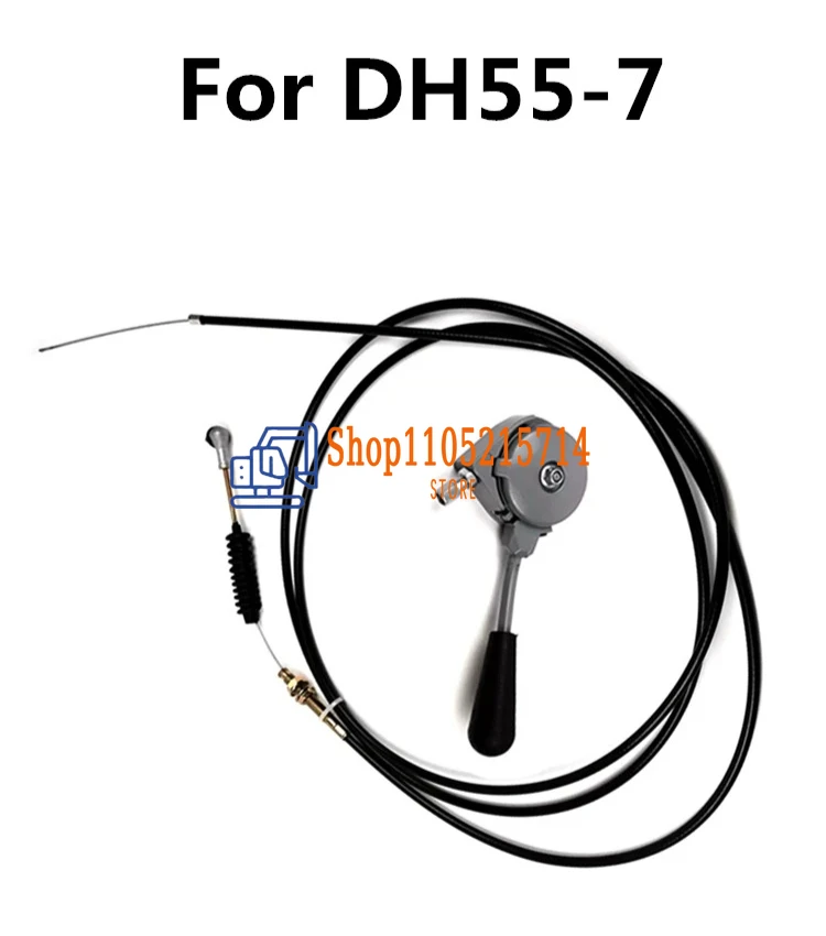 

Ручной трос дроссельной заслонки Ручка дроссельной заслонки для аксессуаров для экскаваторов Daewoo Doosan DH55-7