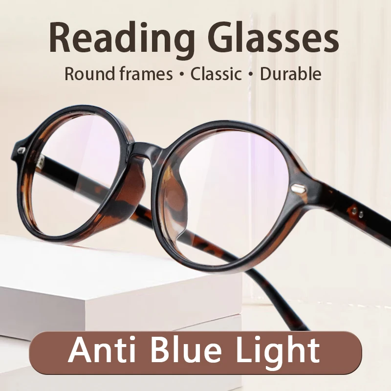 Anti Blue Ray Anti-fatigue Reading Glasses Superior Extremely Light Hard & Multi-coated Lens Reading Glasses Ladies