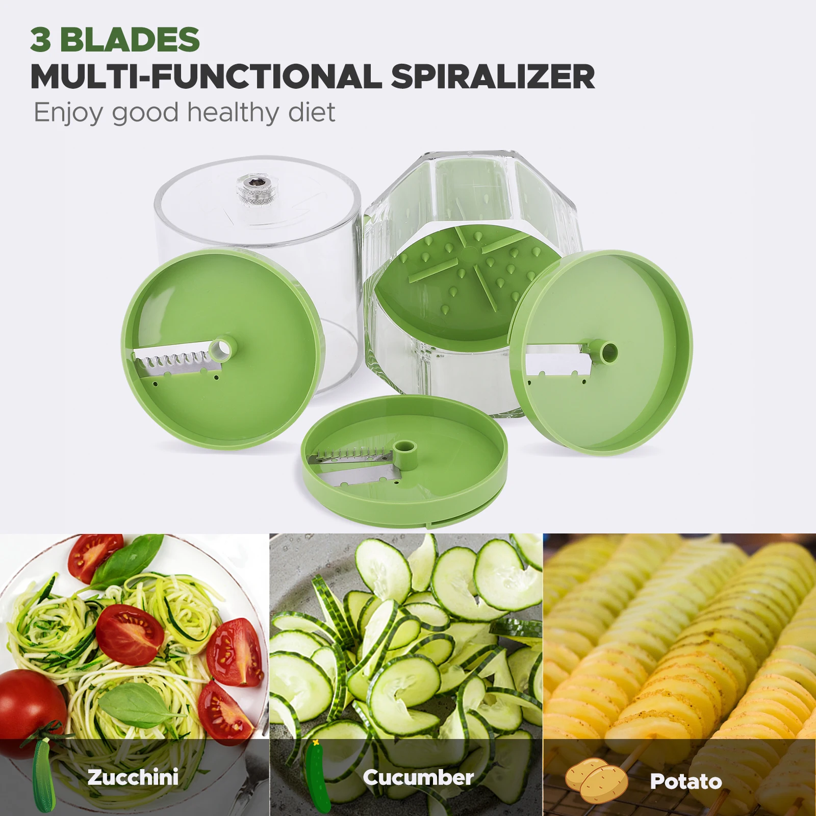 Electric Drill Vegetable Cutter Safe Kitchen Slice Multifunctional Vegetable Chopper Food Rotary Cutter  Kitchen Accessories