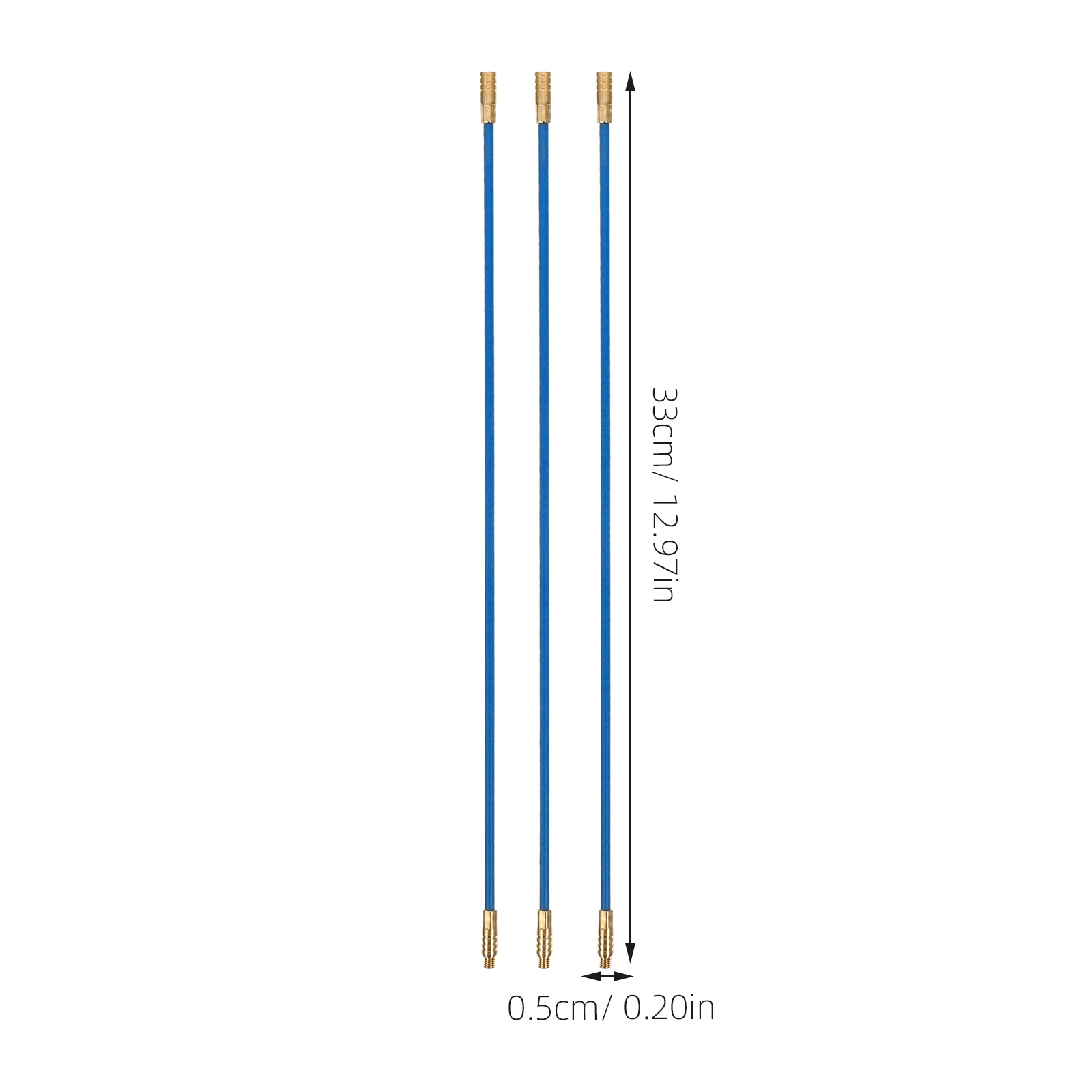 Threader Cable Pullers for Electrical Cables Fiberglass Running Wire Fish Tape Rods Kit Glow Electrician Tools Duct