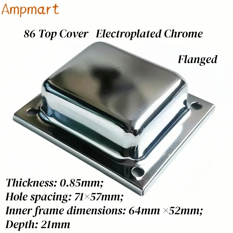 Verchromte EI-Transformator-Abdeckung EI76 EI86 EI96 EI105 EI114 EI133 Transformator-Schutzgehäuse für HiFi-Audio-Verstärker DIY – Detail 3