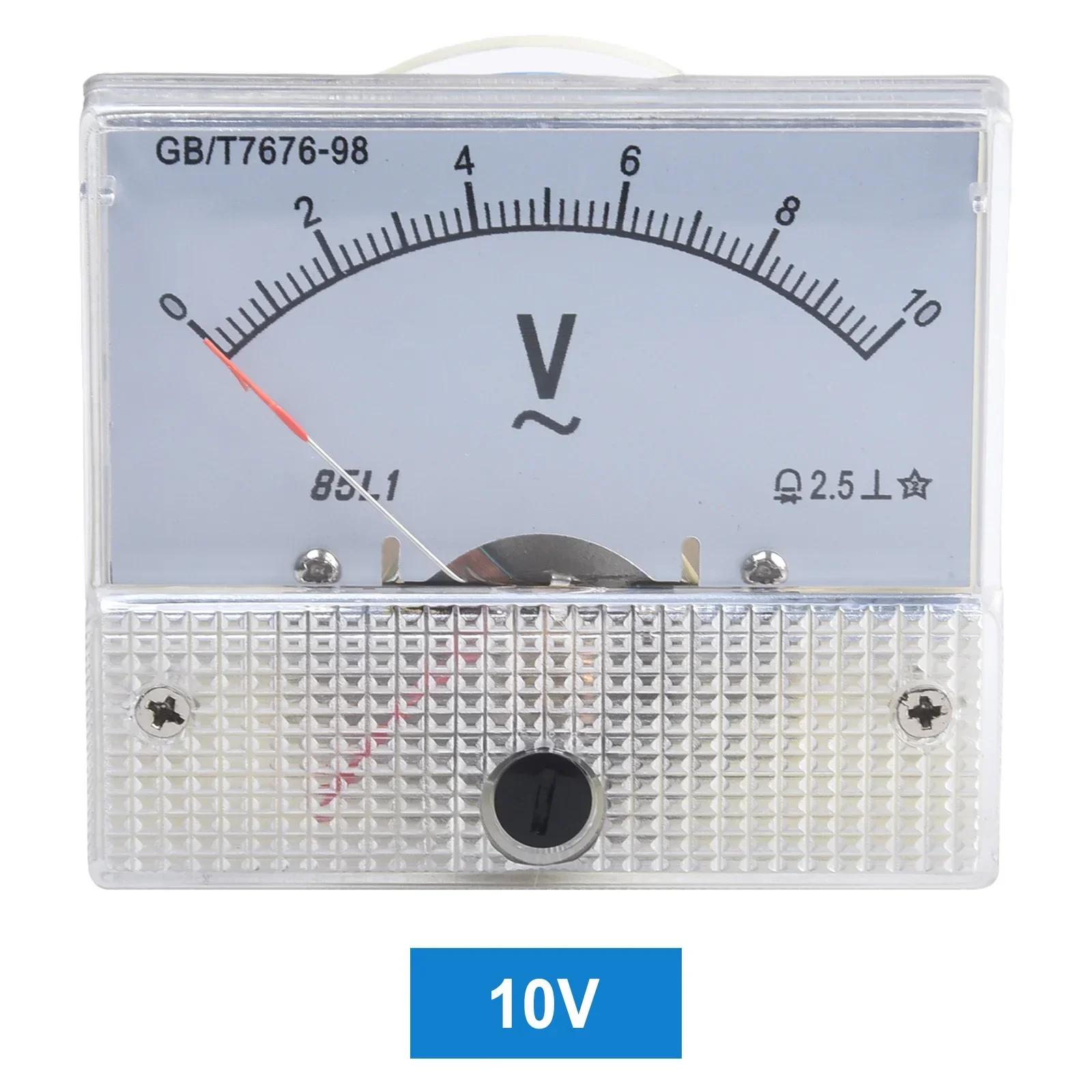 1pcs 85L1-V Pointer AC Voltmeter Analoge Voltmeter Pointer Panel Meter Voltage Meter 50/60Hz AC Voltmeter 5 V-600 V