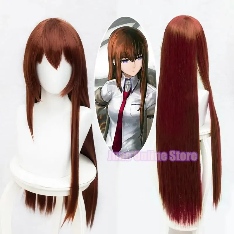 Steins Gate Cosplay Kostuum Japanse Anime Game Cosplay Kurisu Makise Uniformen Volledige Set Jas Shirt Stropdas Rok Custom Made @ 0Z *