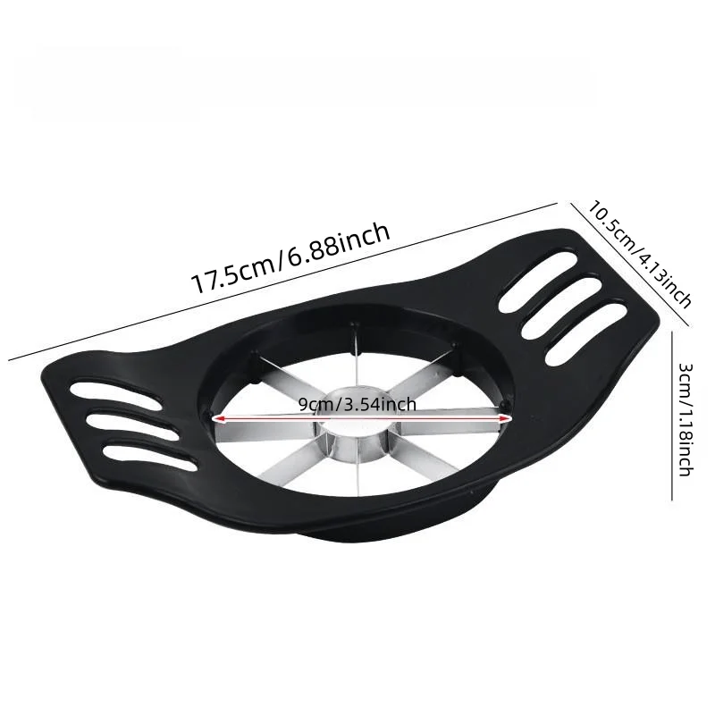Apple Slicer Corer, 8 Blade Stainless Steel Apple Cutter with Ergonomic Handle, Heavy Duty Fruit Slicer Cutter for Apple Pear