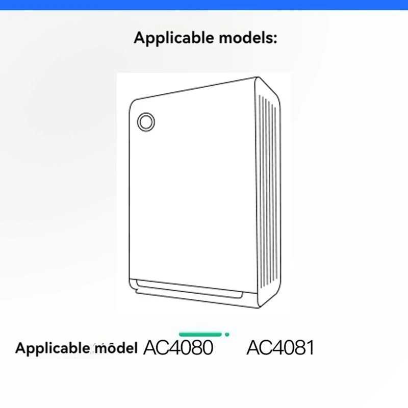 Filtre de remplacement pour humidificateur AC4155, ABWM-2PCS, pour AC4080 AC4081, pour chambre à coucher et salon