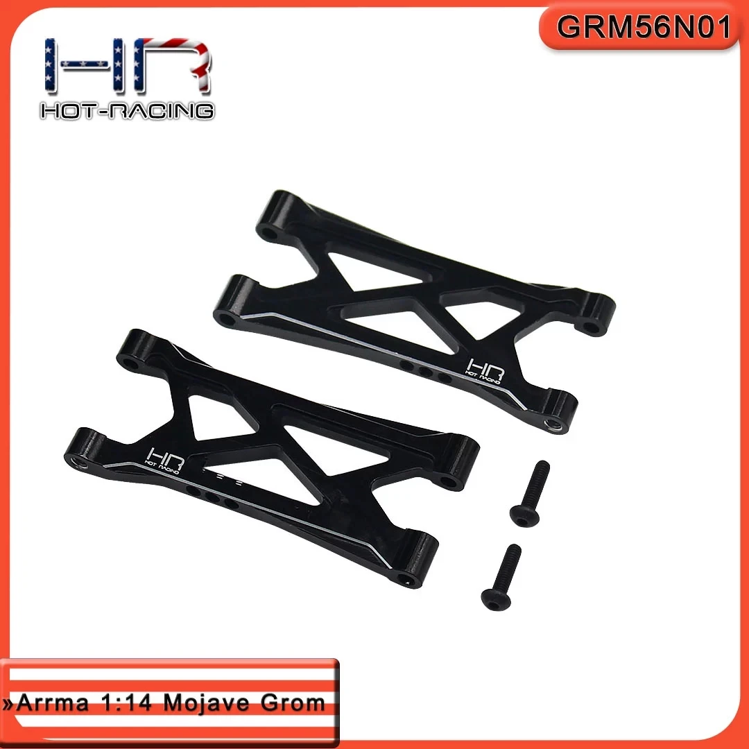 Hot Racing Aluminum Rear Lower Suspension Arm Set For ARRMA 1:14 Mojave Grom