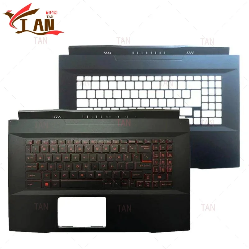 Чехол для ноутбука WAF F для MSI Katana gf76 MS-17L2 17l3, подставка для рук, подсветка клавиатуры, верхняя крышка C Shell TAN
