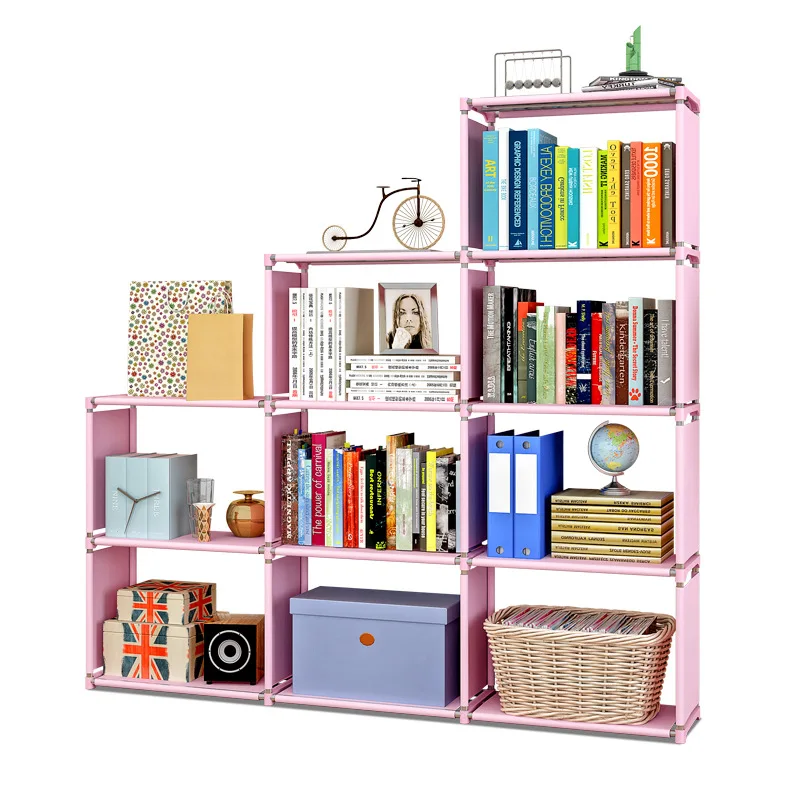 Simple Landing Child Student Combination Storage Cabinet Provincial Space Multi-layer Household Storage Small Bookshelf