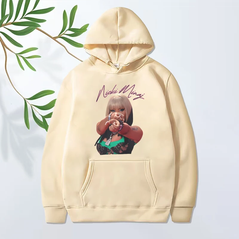 Nicki Minaj classic graphics oversized hoodie 2025 men women funny vintage cool Long sleeve Sweatshirt with print hoodie unisex