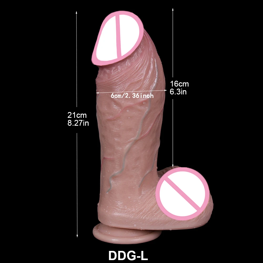 Soft White Silicone Realistic Dildo Big Huge Penis Cheap Sexual Machine Suction Cup Sex Toys For Female Masturbation Anal Butt