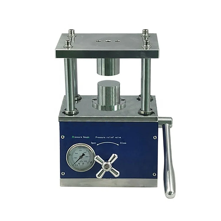 

Coin Cell Manual Hydraulic Press Machine For Battery Electrode