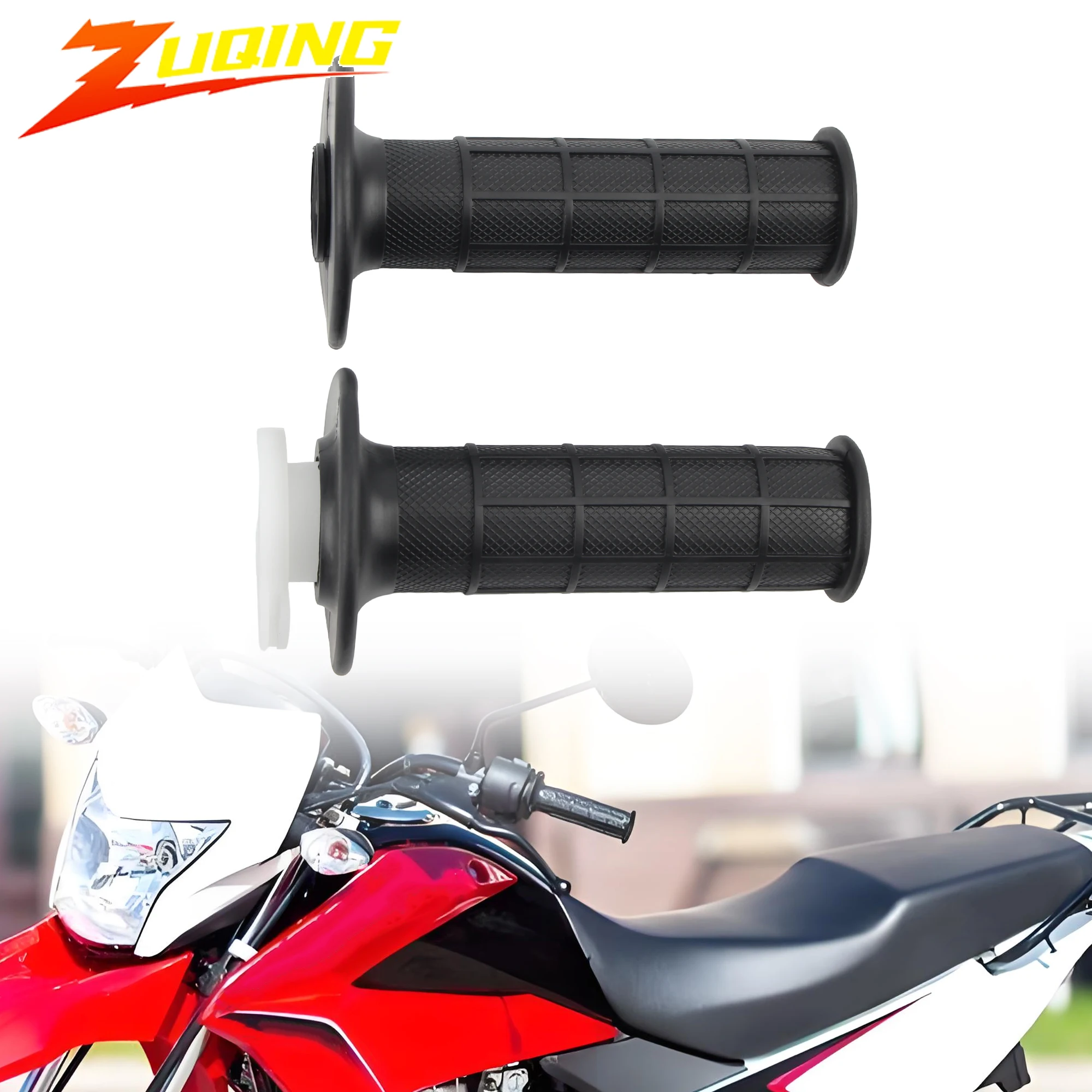 

7/8" 22mm Motorcycle Grips Rubber Handle Grip Accessories for Honda Yamaha Surron Kawasaki Motocross Scooters Moped Universal